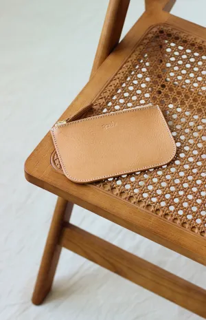 Soft Zip wallet natural